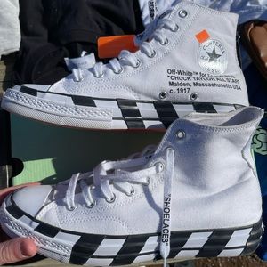 Off White Converse High Tops
